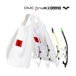 DMC 엘리트맥스 숏핀 오리발 아레나 센터스노클 세트 실내수영장 수영강습 훈련핀 다이빙 롱핀