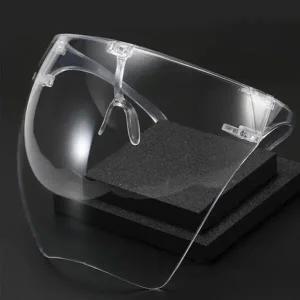 투명 페이스쉴드 고글 보안경 안면보호대 보호안경 벌초 예초기 식품 조리용