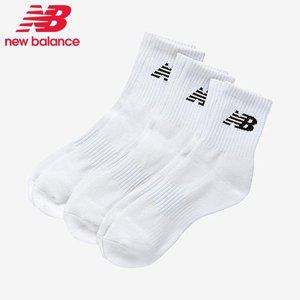 [뉴발란스] 남자 스포츠양말 러닝 헬스 운동 중목 양말 3켤레 세트 NBGEDAB105-10