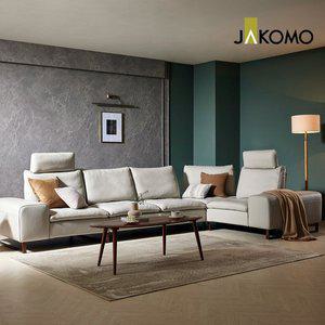 [자코모]벨라스 6인 코너형 기능성 비첸티노 통가죽 내추럴 천연면피 소가죽 소파(전체가죽)