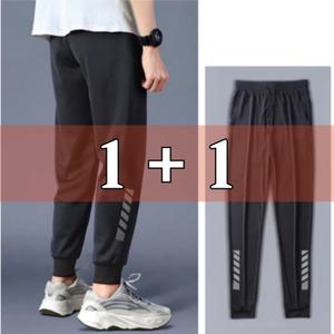(총 2장) 9부 긴바지 라인 / 무지 타입 남자 봄 여름 헬스 짐웨어 트레이닝 바지 츄리닝 바지