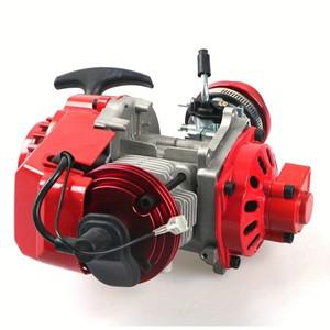 오토바이 엔진부품 2 스트로크 49cc ATV 공기 냉각 미니 모토 쿼드 포켓 바이크 풀 스타터 시작 엔진 에어