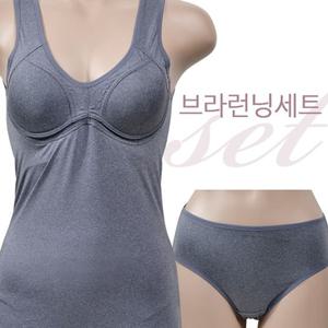 깔끔한핏 볼륨감 브라러닝팬티세트
