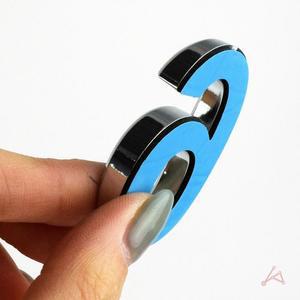 숫자스티커 모던룸넘버 레터링 넘버 이니셜 라벨 6 50mm