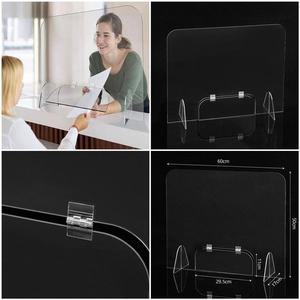 세이프 투명세련 아크릴 칸막이 50x60cm 창구형가림막