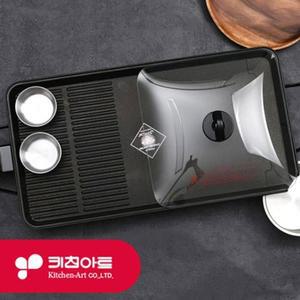 [RG4O50QQ]키친아트 전기 그릴 고기 불판 바베큐 그릴팬