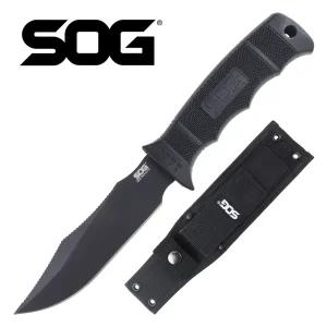 SOG 소그 정식수입 SEAL PUP ELITE 씰 펍 블랙 Tini 군인 야전 픽스드 블레이드 나일론 쉬스 서바이벌 캠핑칼 EDC 아웃도어 E37SN-CP