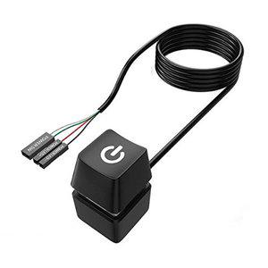 PC 파워 외부 전원 사각 버튼 스위치 블랙 (T-N935B)-WF7353D
