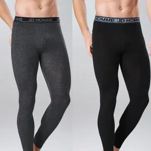 남성내복바지 남자내복하의 9부 타이즈 광발열 히트엔진 기능성