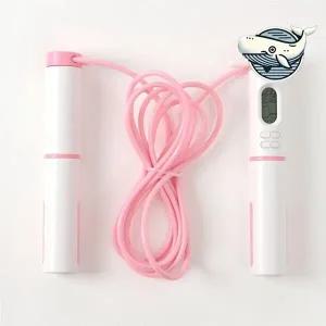 디지털 핑크 줄넘기 유산소 운동기구 실내 운동-WFGX6XF