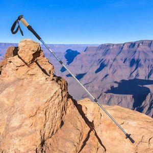 고품질 게더릭 3단 길이조절 등산스틱 (블루) 휴대용등산지팡이 경량등산스틱 조립식등산스틱 (WFHTSU5)