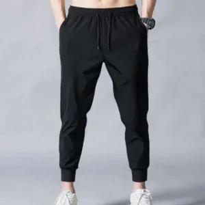 남자 남성 데일리 조거 여름 클래식 밴딩 팬츠 쿨 스 (WFHWOSG)