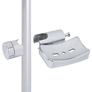 국산 봉분리없는 초간편 슬라이드바 비누받침대 A타입 샤워기 비누 거치대 홀더