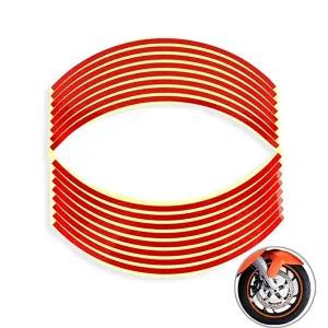 바퀴 휠라인 레드 탈부착스티커 유광스티커-WFGQ2F8