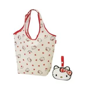 스케이터 산리오 헬로키티 쇼핑 에코백 장바구니 파우치 세트
