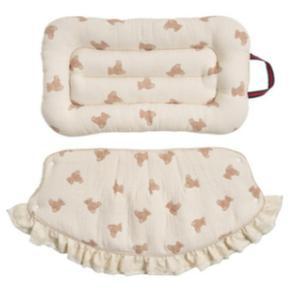 코코리에또 강아지 유모차 가드 쿠션 쿠키베어 브라운