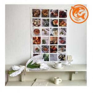 주방 소품 인테리어 패브릭 가리개 음식 홈 커튼 (3sR1A)