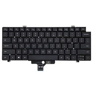 Dell Latitude 5420 5421 5430 5431 5440 7440 7420 7430 7520 7530 3440 E3440, Precision 3470 3480 시리즈 노트북 및 백라이트 키보드 미국 레이아웃 키 MV4X8용 WWGTMC 교체