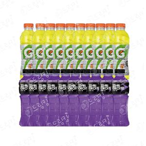 파워에이드 퍼플스톰 600ml 10개+게토레이 600ml 10개