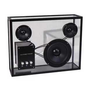 트랜스페어런트 블루투스 AUX 대형 가게 앰프 카페용스피커