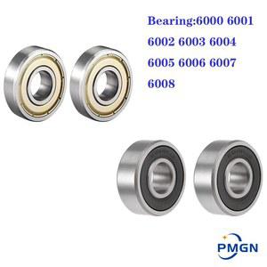 2pcs/포장 링 6000 6001 6002 6003 6004 6005 6006 6007 6008 Rs 2rs Zz 2z 깊은 홈 볼