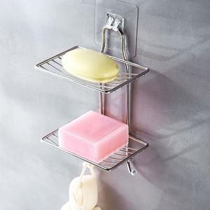 무타공 비누 받침대 욕실 세면대 물빠짐 거치대 비누곽 홀더 걸이 트레이 스텐 비누대