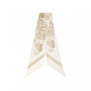 [코치](김해점) 여성 실크 스키니 스카프 CAS77 CHK