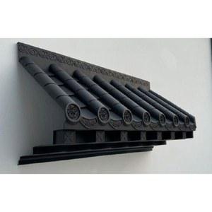 플라스틱기와 한옥 카페 인테리어 기와장 기왓장 지붕 마감재 주택 전통 25매 슬레이트