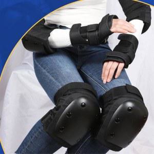 인라인선수용 팔꿈치 패드 손목 가드 보호 무릎 화이트오렌지 A S 성인 보호구 핸드