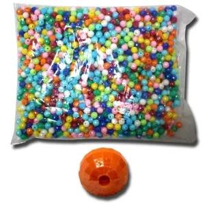 벌크레인보우원형8mm 슬라임재료 구슬꿰기 슬라임