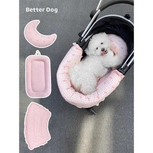 강아지 개모차가드 애견 충격흡수 개모차라이너 웨건 플리다스 바구니 유모차 반려동물