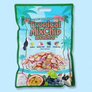 트로피칼 후르츠 열대과일맛 믹스 칩 250g 1봉