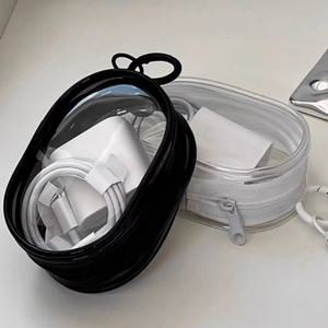 투명 파우치 키링 인형 충전기 피규어 소품 보관 케이스