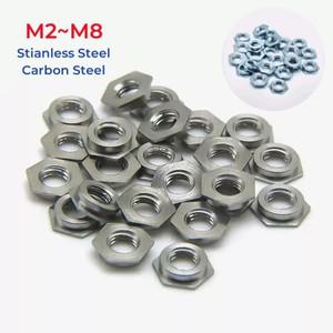 팝너트 PEM 강 아연   미터법 셀프 클린칭 플러시 너트 M2 M25 M3 M4 M5 M6 압력 리벳팅 너트  보드