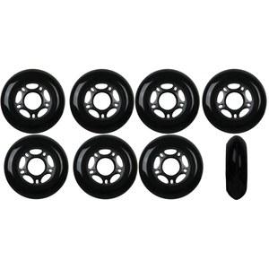 플레이어가 선택한 야외 인라인 스케이트 휠 89a 8팩 - 크기와 색상 선택 콘크리트 및 아스팔트 스케이팅용 외부 포뮬러