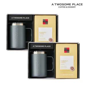 [롯데백화점]투썸플레이스 투썸플레이스 심플 기프트 세트 (스텐머그 그레이) x 2개
