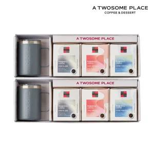 [롯데백화점]투썸플레이스 투썸플레이스 베이직 기프트 세트 (스텐머그 그레이) x 2개