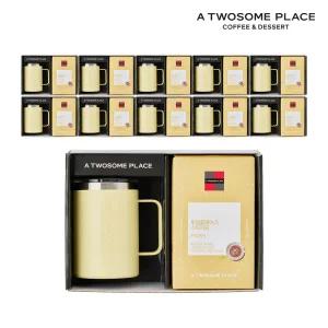 [롯데백화점]투썸플레이스 투썸플레이스 심플 기프트 세트 (스텐머그 옐로우) x 10개