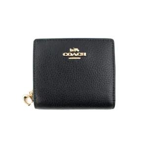 [백화점 AS 가능] 코치 반지갑 여자 카드지갑 지폐 동전 지갑 블랙 C2862IMBLK