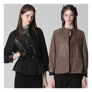 르오트 미니멀 천연 양가죽 사파리 자켓[GS단독]780156