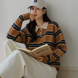 [시크폭스] 로밍 단가라 카라 니트_53KN698