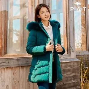 [PAT 여성] 폭스퍼 스트레치 구스다운 점퍼_1J82038