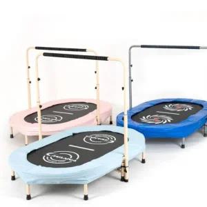 접이식 타원형 손잡이 에어바운스 트램폴린 점핑 2인용