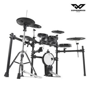 고퍼우드 전자드럼 X5 랙타입 올메쉬 전자드럼세트