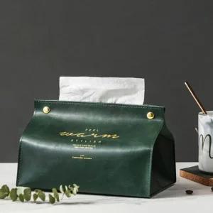 고품질 고급가죽 티슈케이스 호텔감성 휴지케이스 라탄티슈케이스 휴지커버 티슈각 휴지곽 (W7D8765)