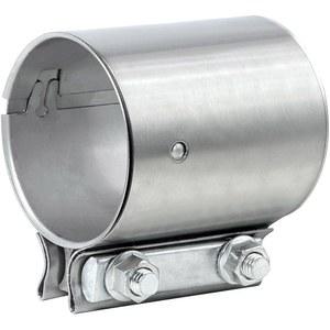 팔로조 2.5인치 배기 클램프 버트 조인트 밴드 슬리브 커플러 304 스테인리스 스틸