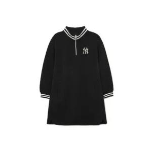 MLB키즈긴팔티 NQK 7FOPMD334-50BKS Dia Monogram 자가드 집업 원피스