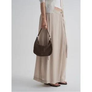 리얼 스웨이드 미니 숄더백 브라운 (1959D3WY2D)