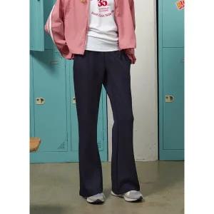 [르꼬끄](강남점)여성 부츠컷 모달 더블텐션 팬츠 BLK / QQ322OFP82