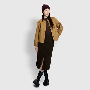 [JAJU](강남점)25F/W 여 코듀로이 카라 자켓 J105301001